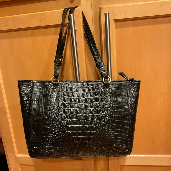Brahmin Bags Authentic Brahmin Crocodile Tote Bag Used A Liitle Bit Time In One Day Poshmark
